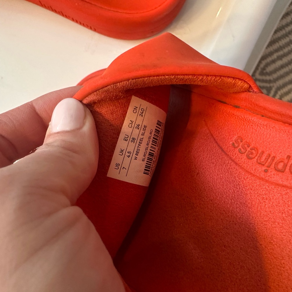 lululemon athletica Red-Orange Slide Sandals - Picture 3 of 3